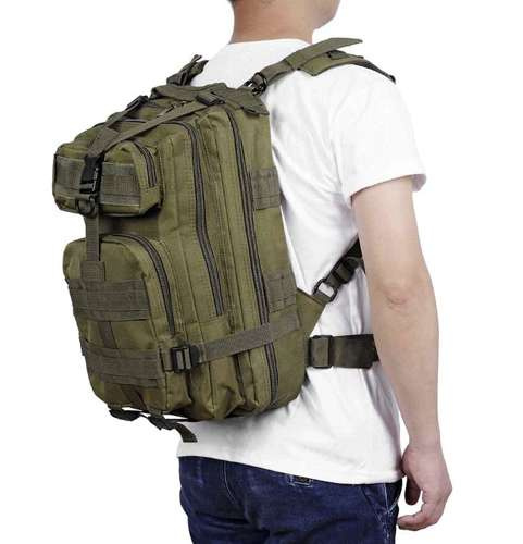 Patogi turistinė kuprinė, 30 l, žalia