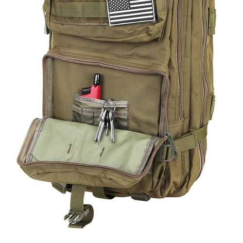 Patogi turistinė kuprinė, 30 l, žalia