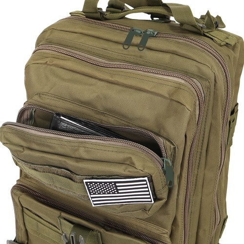 Patogi turistinė kuprinė, 30 l, žalia