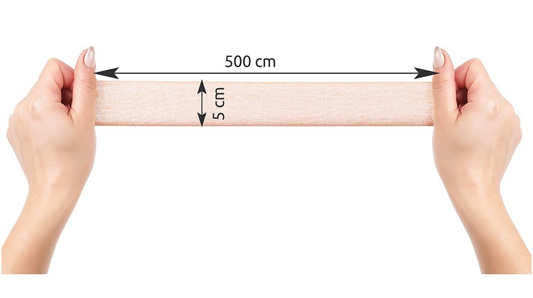 Universali krūtinės formavimo juosta 500x5 cm
