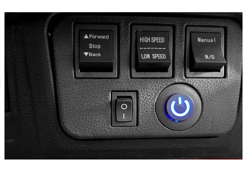 Vaikiškas vienvietis elektromobilis jeep