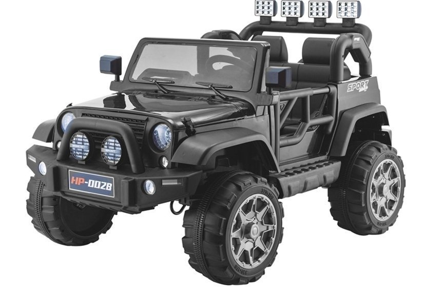 Vaikiškas vienvietis elektromobilis jeep