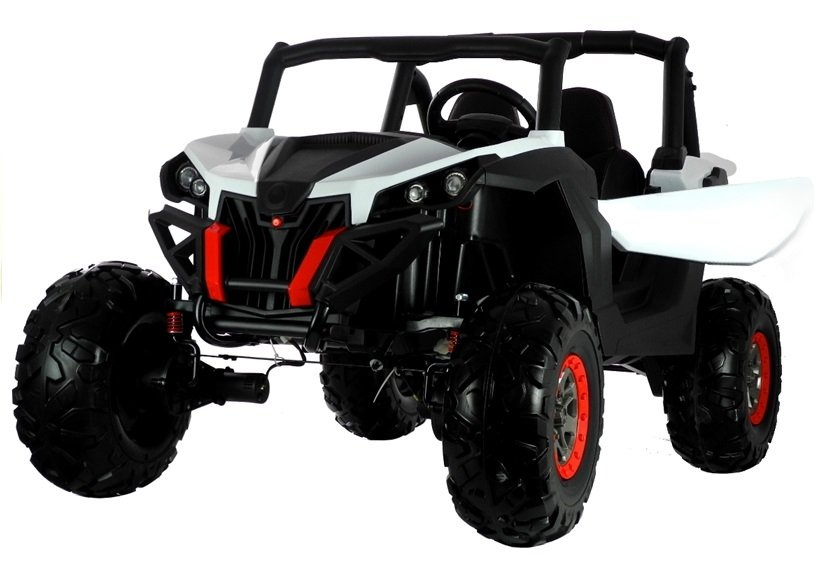 Elektrinis visureigis vaikams Jeep XMX, baltas