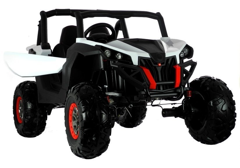 Elektrinis visureigis vaikams Jeep XMX, baltas