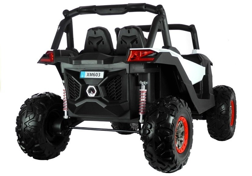 Elektrinis visureigis vaikams Jeep XMX, baltas 3