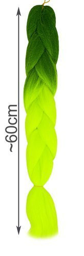 Madingos sintetinės plaukų pynės 60 cm