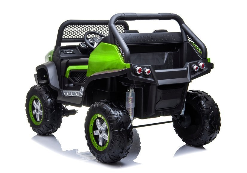 Akumuliatorinis automobilis Mercedes Unimog žalias 3