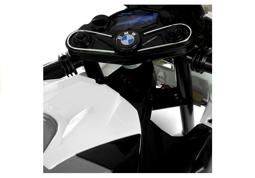 Elektrinis vaikiškas motociklas bmw s1000rr su eva ratais