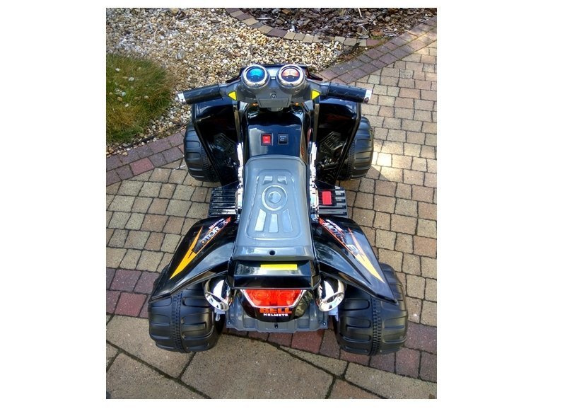 Elektrinis keturratis vaikams quad, juodas