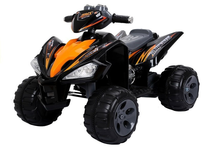 Elektrinis keturratis vaikams quad, juodas