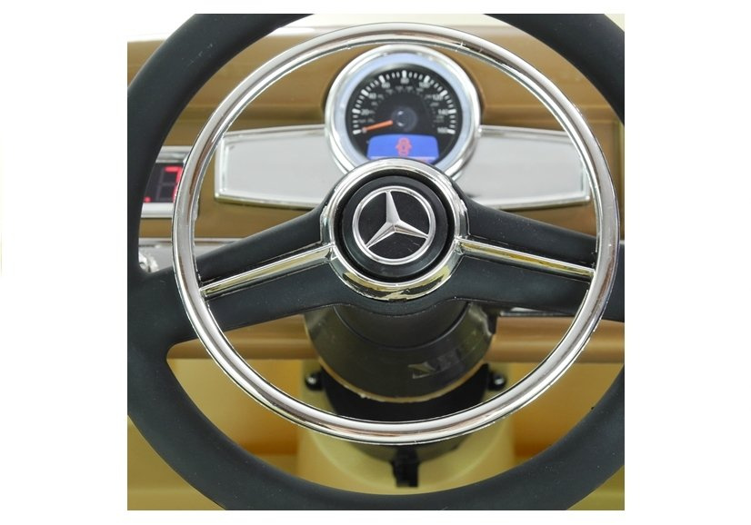 Vienvietis vaikiškas elektromobilis mercedes 300s ls-618, juodas blizgus