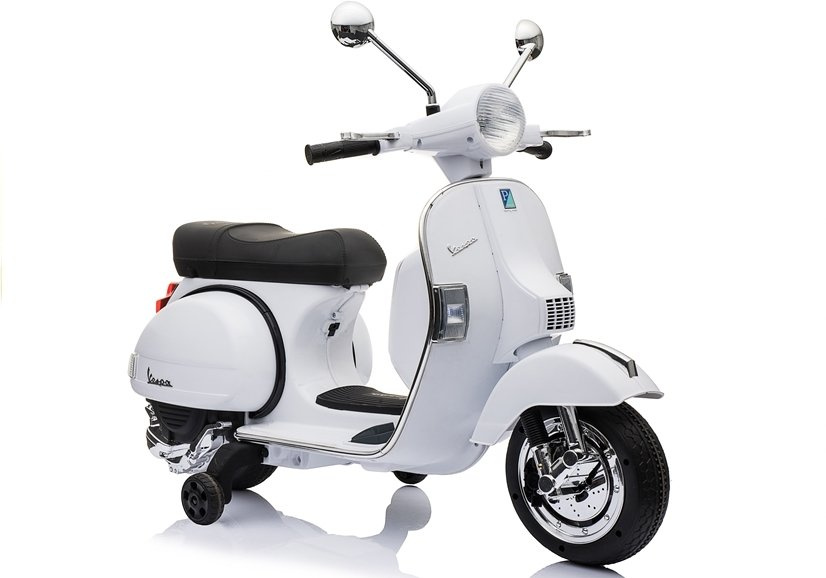 Vespa elektrinis paspirtukas vaikams - baltas