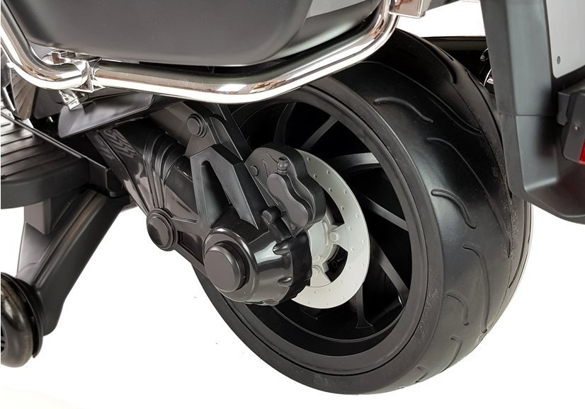 Elektrinis motociklas vaikams bmw r1200 police, baltas