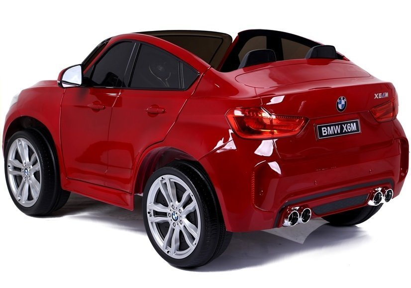 Elektrinis visureigis bmw x6m, raudonas, raudona