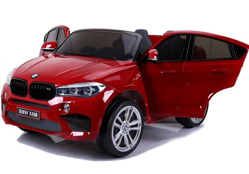 Elektrinis visureigis bmw x6m, raudonas, raudona