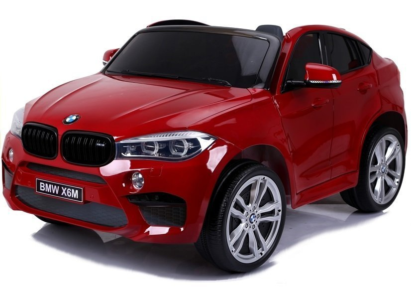 Elektrinis visureigis bmw x6m, raudonas, raudona