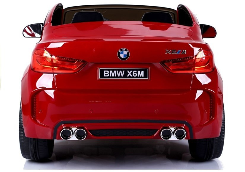 Elektrinis visureigis bmw x6m, raudonas, raudona