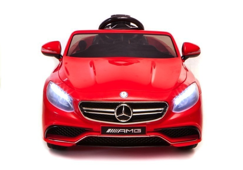 Elektromobilis vaikams mercedes s63 amg, raudonas
