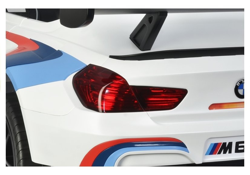 Vienvietis elektromobilis vaikams bmw m6 gt3, baltas