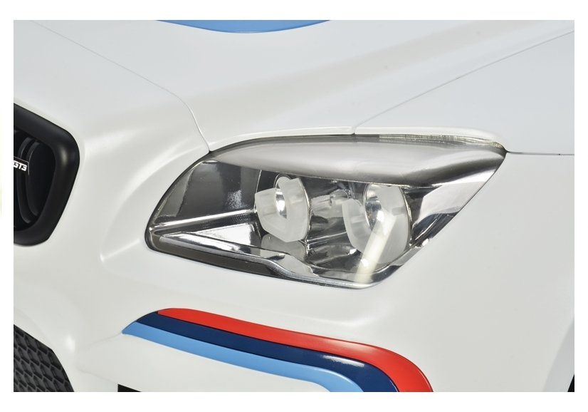 Vienvietis elektromobilis vaikams bmw m6 gt3, baltas