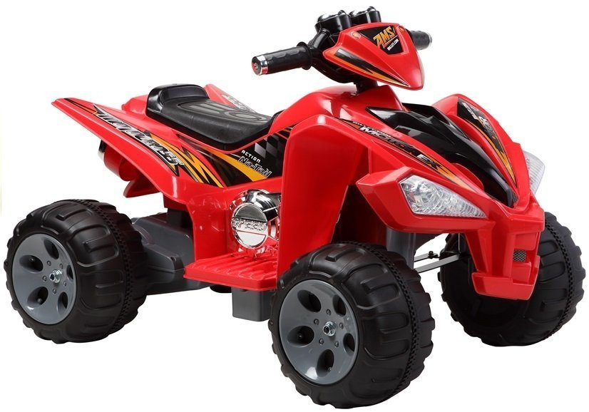 Elektrinis keturratis vaikams quad, raudonas
