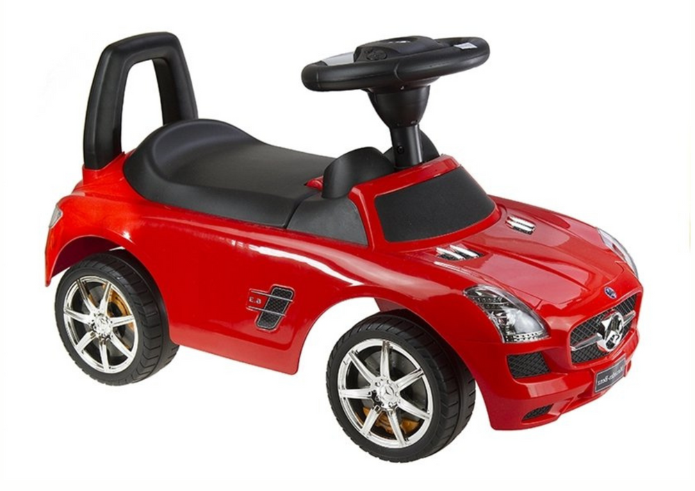 Paspiriama mašinėlė mercedes-benz sls amg, raudona