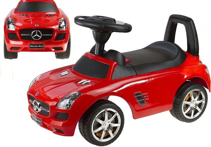 Paspiriama mašinėlė mercedes-benz sls amg, raudona
