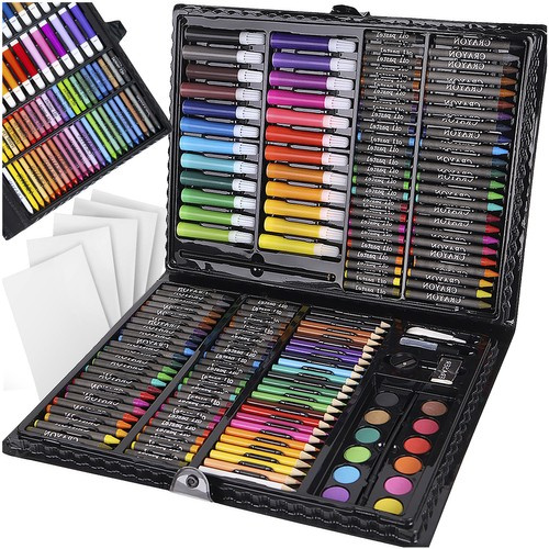Piešimo ir kūrybos rinkinys Super Mega Art Set, 168 vnt.