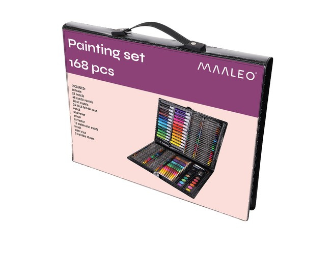 Piešimo ir kūrybos rinkinys Super Mega Art Set, 168 vnt.