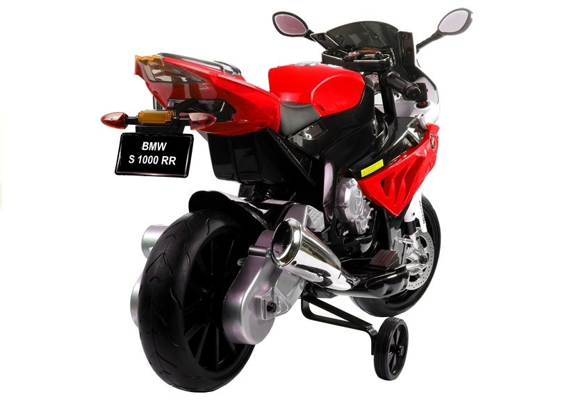 Elektrinis motociklas bmw s1000rr vaikams, raudonas