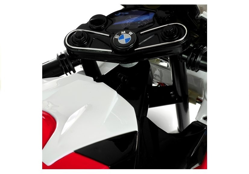 Elektrinis motociklas bmw s1000rr vaikams, raudonas