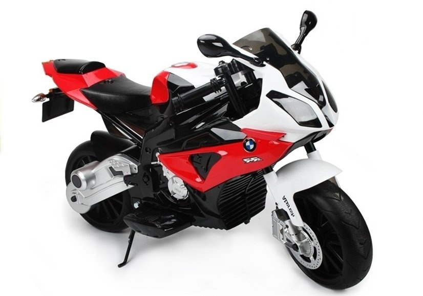 Elektrinis motociklas bmw s1000rr vaikams, raudonas