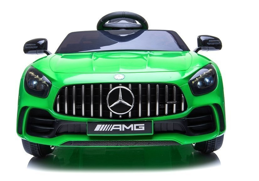 Vienvietis vaikiškas elektromobilis mercedes gtr lean cars, žalias