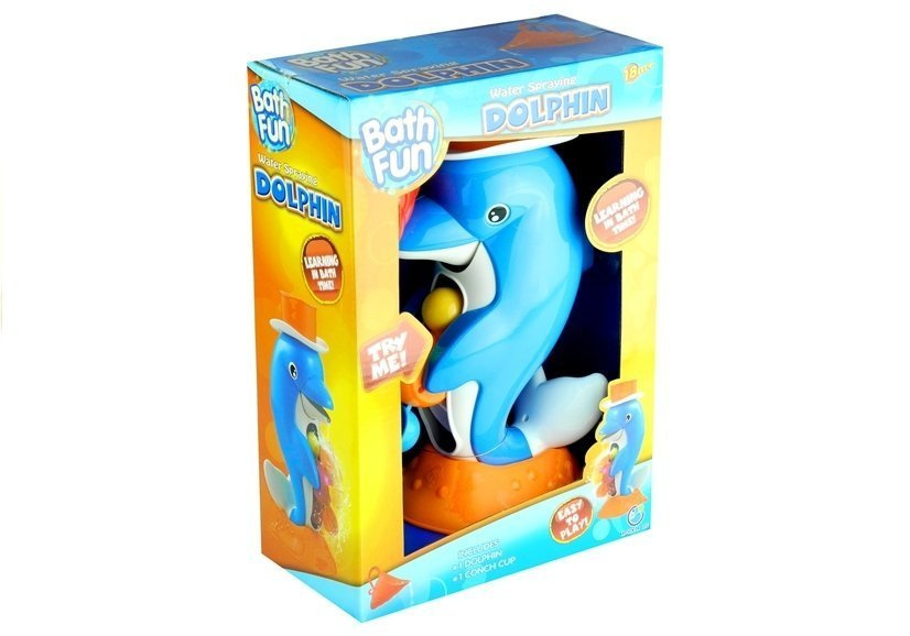 Vonios žaislas delfinas lean toys bath fun