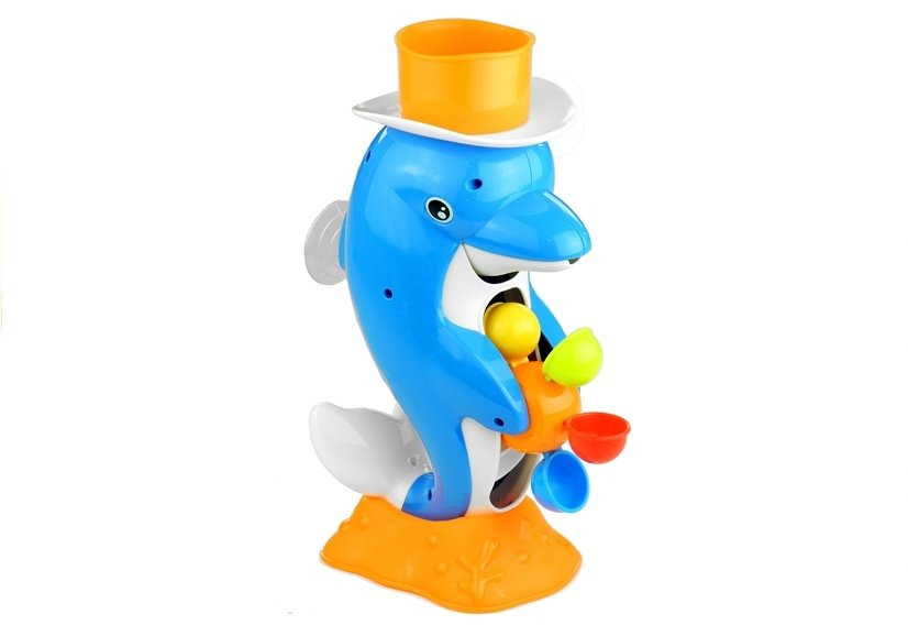 Vonios žaislas delfinas lean toys bath fun