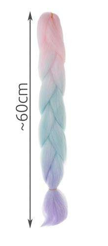 Sintetinės ombre plaukų pynės 60 cm