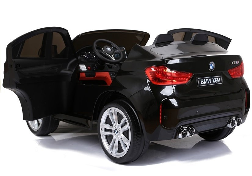 Vaikiškas elektromobilis BMW X6M – juodas