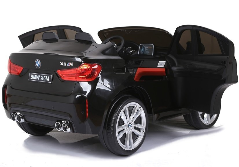 Vaikiškas elektromobilis BMW X6M – juodas