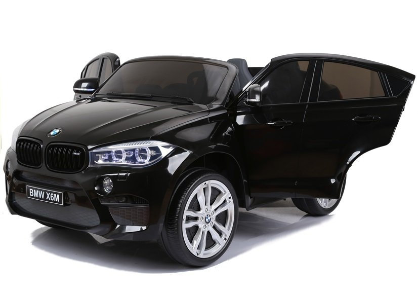 Vaikiškas elektromobilis BMW X6M – juodas