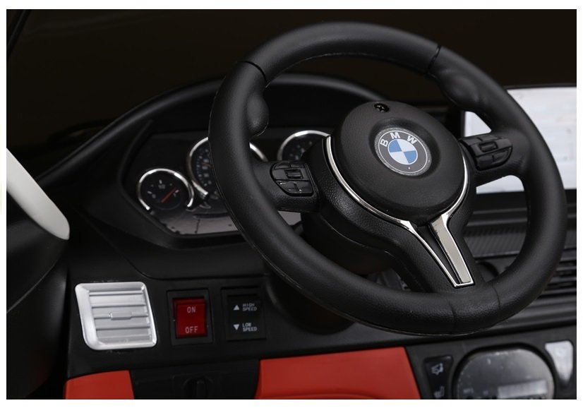 Vaikiškas elektromobilis BMW X6M – juodas