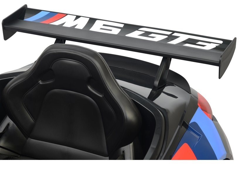 Vienvietis elektromobilis vaikams bmw m6 gt3, juodas