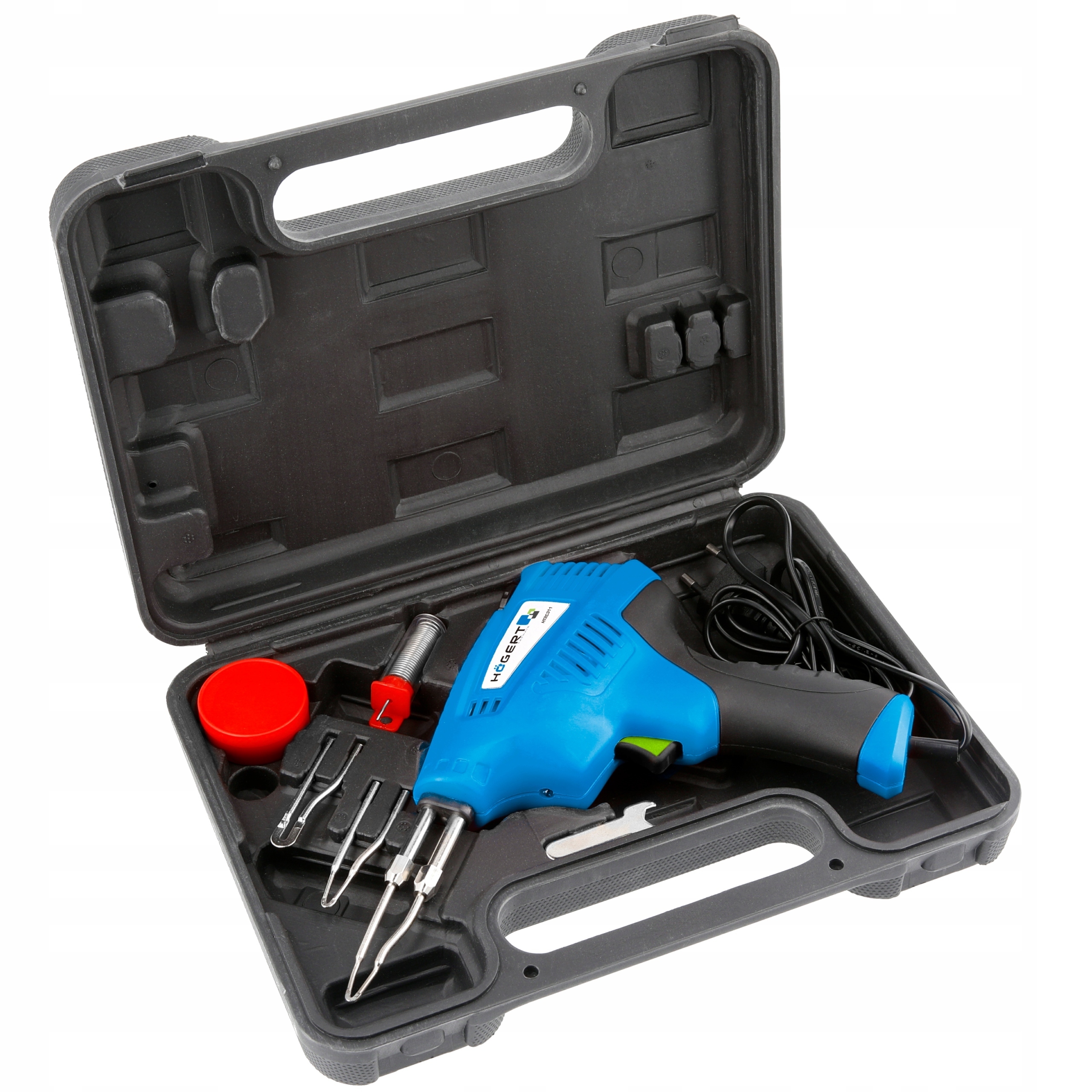 Hogert lituoklis 200W su priedais - HT2C311