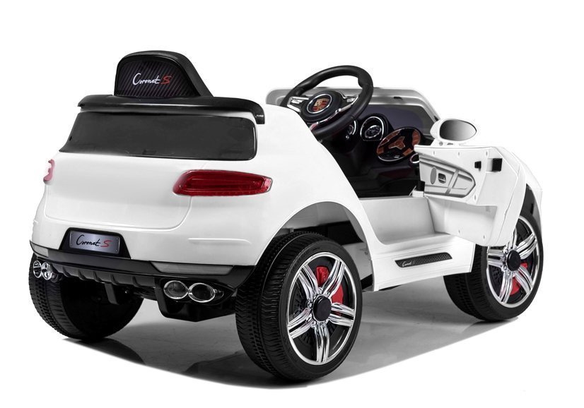 Vienvietis vaikiškas elektromobilis lean cars coronet s white
