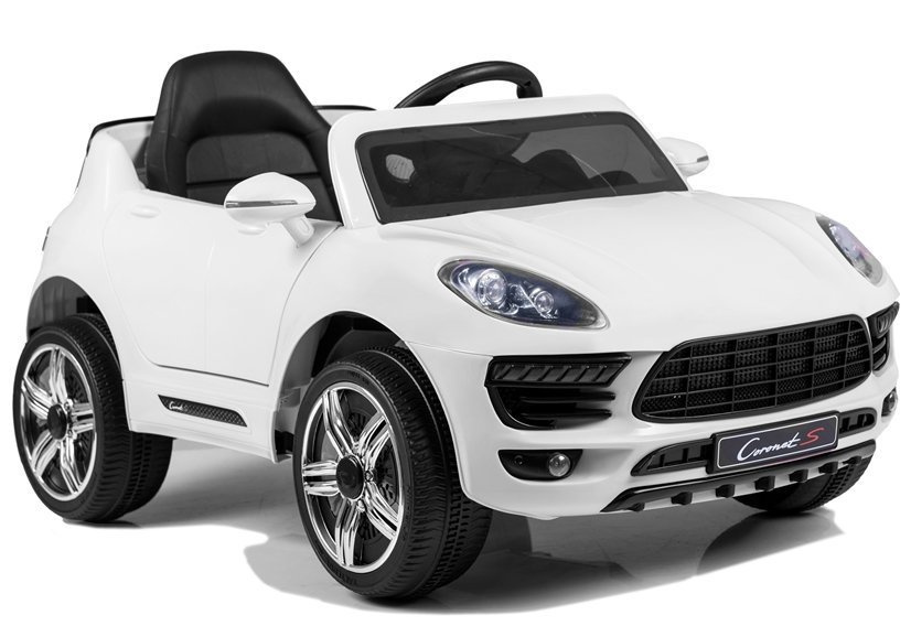 Vienvietis vaikiškas elektromobilis lean cars coronet s white