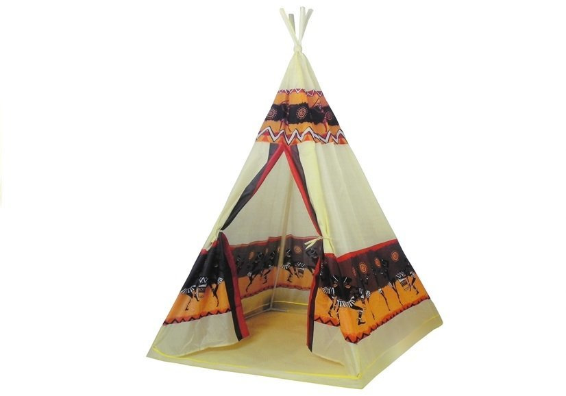 Indiško tipo palapinė vaikams su kamuoliukais kids teepee tent
