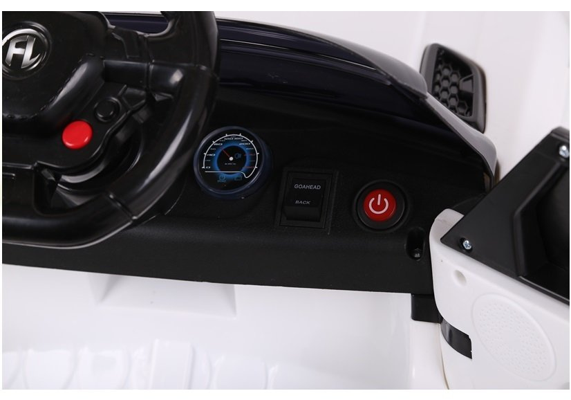 Dvivietis elektromobilis vaikams lean toys hl1638, baltas