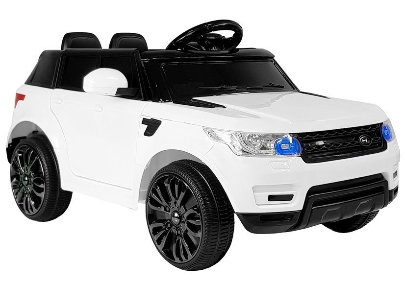 Dvivietis elektromobilis vaikams lean toys hl1638, baltas