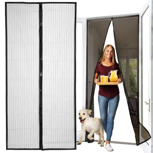 Apsauginis tinklelis durims iso trade su velcro, 220x100 cm