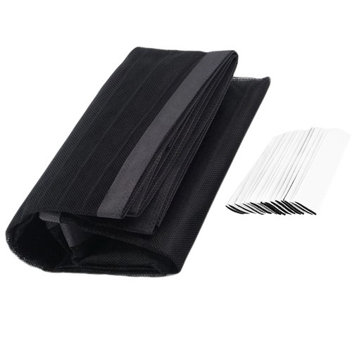 Apsauginis tinklelis durims iso trade su velcro, 220x100 cm