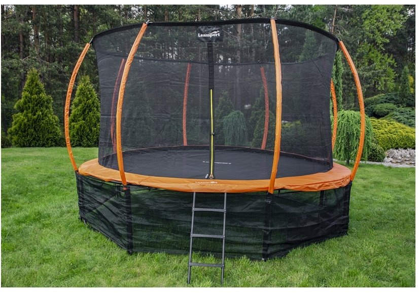 Batutas Lean Sport 366 cm, juoda oranžinė